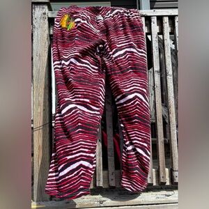 Zubaz Retro-style Chicago Blackhawks Zebra striped pants size XXL